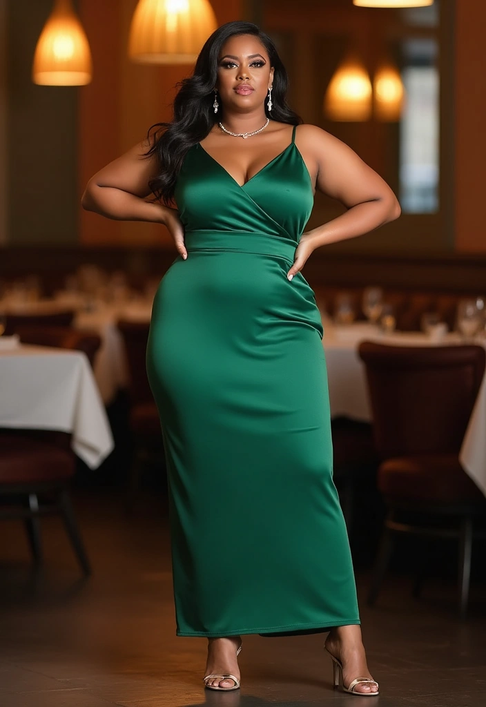 25 Baddie Date Night Outfit Inspirations For Real Life - 1. Sassy Satin Slip Dress