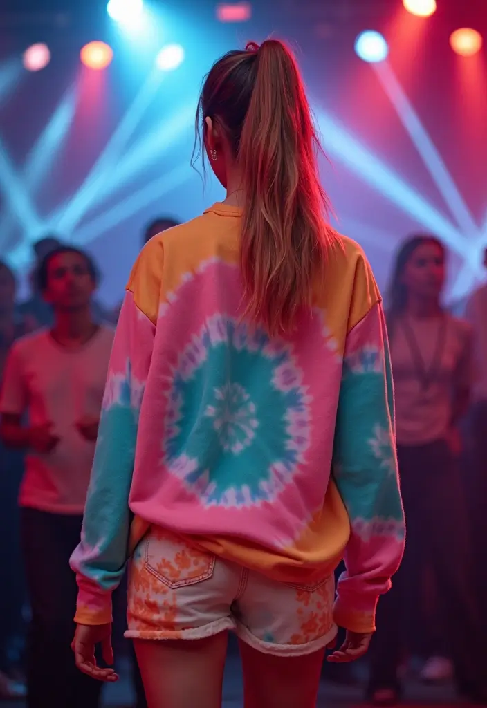 25 Chic Concert Aesthetic Outfits To Copy Right Now - 13. Tie-Dye Everything