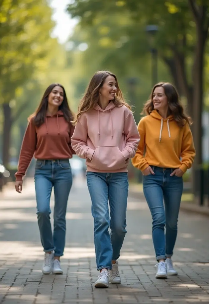 25 Jeans Rectos Outfit Ideas That Feel Effortless - 8. Sporty Look with a Hoodie