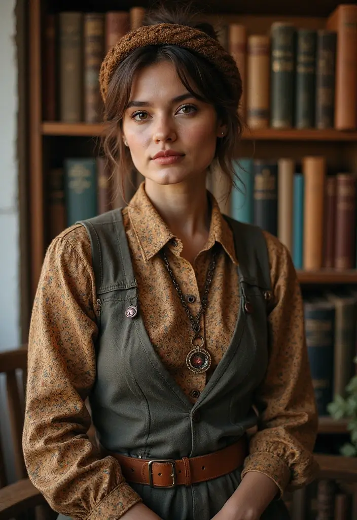 25 Librarian Aesthetic Outfit Styling Tips To Wear With Confidence - 13. Craft Your Own Unique Style