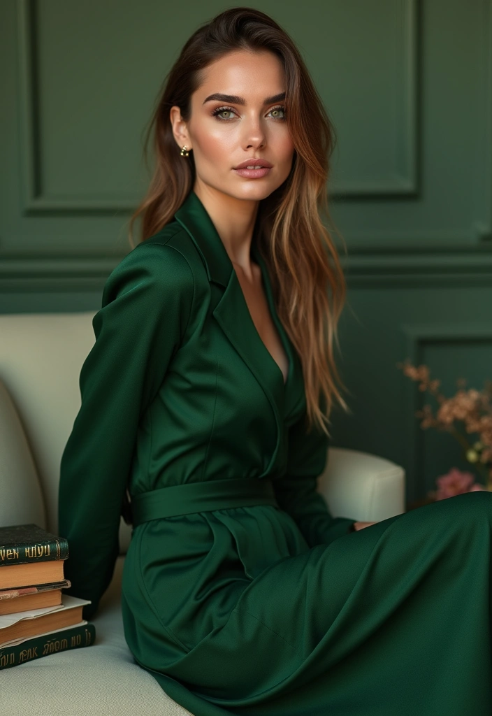 25 Librarian Aesthetic Outfit Styling Tips To Wear With Confidence - 14. Go Monochrome for Elegance