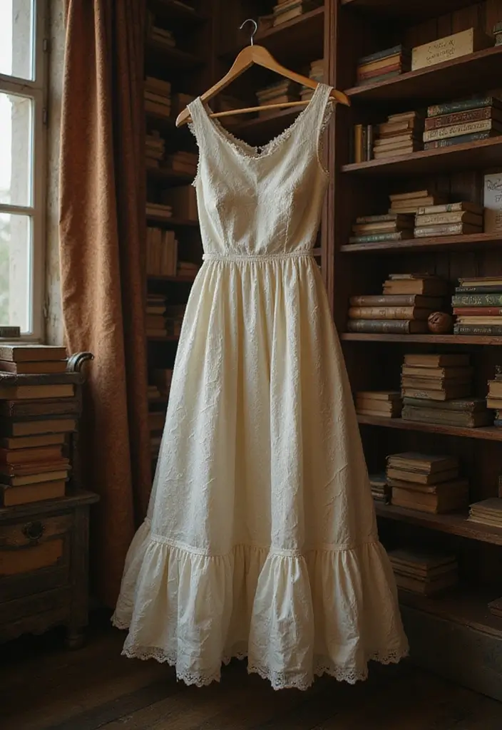 25 Librarian Aesthetic Outfit Styling Tips To Wear With Confidence - 2. The Perfect Vintage Dress