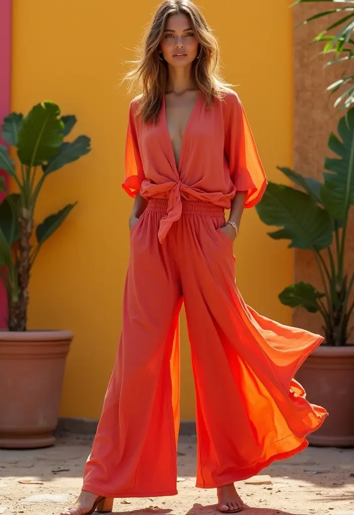 25 Mehndi Outfit Ideas That Flatter Every Figure - 19. Fashionable Palazzo Sets