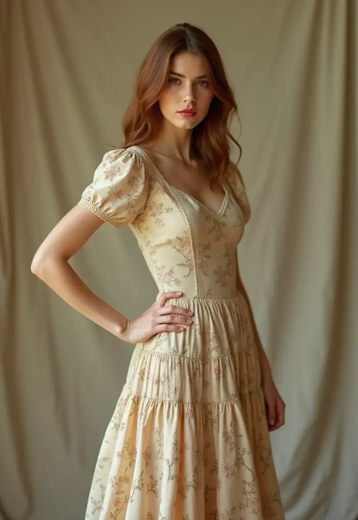 25 Mehndi Outfit Ideas That Flatter Every Figure - 8. Vintage-Style Dresses