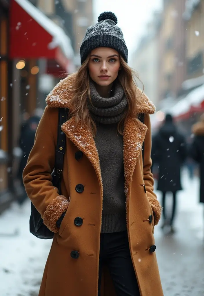 25 Outfit Invernali Chic Styling Tips To Wear With Confidence - 10. The Power of Layers