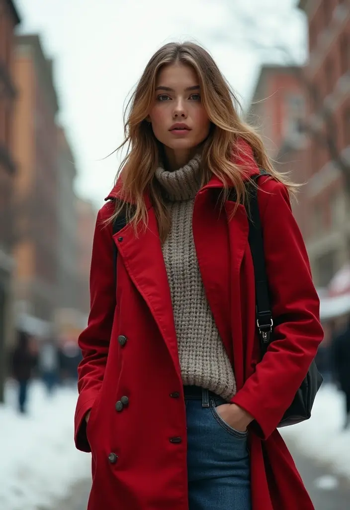 25 Outfit Invernali Chic Styling Tips To Wear With Confidence - 12. Stylish Outerwear