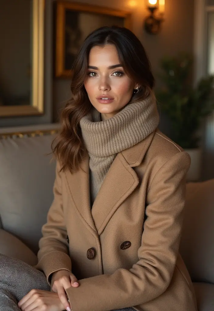 25 Outfit Invernali Chic Styling Tips To Wear With Confidence - 2. Layer with Light Fabrics