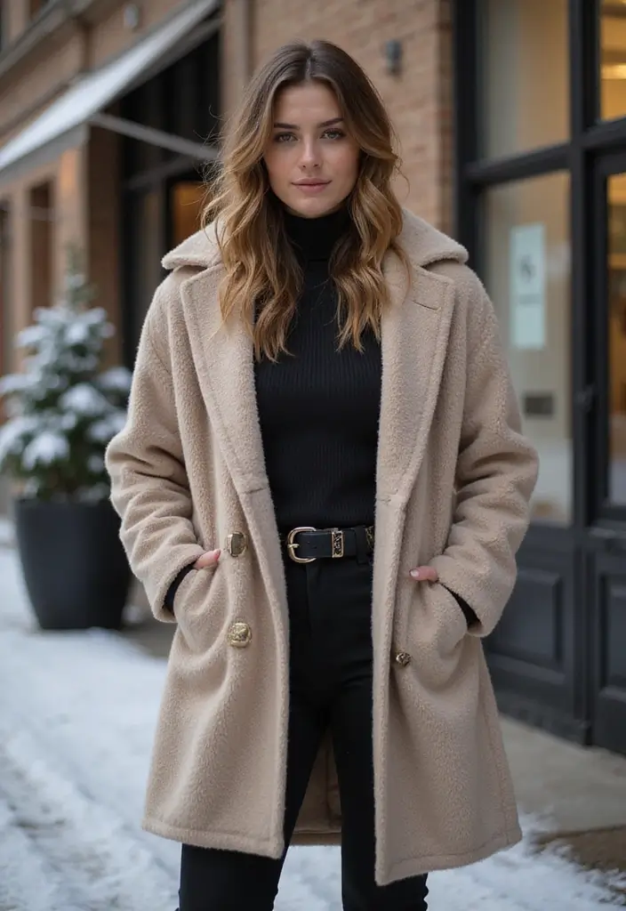 25 Outfit Invernali Chic Styling Tips To Wear With Confidence - 25. Confidence is Key