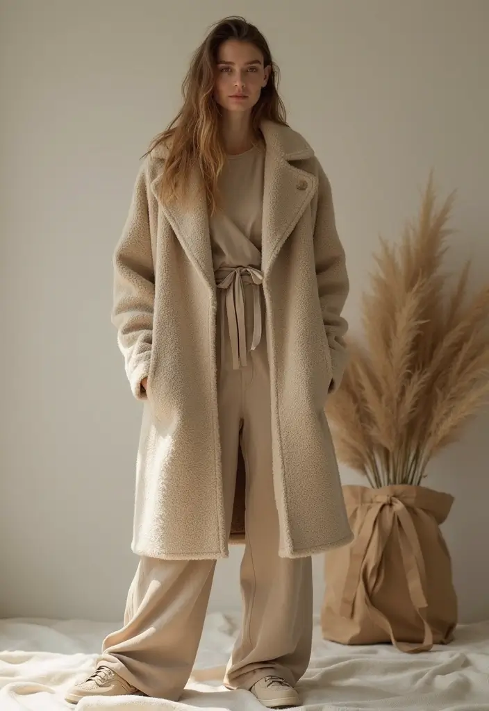 25 Outfit Invernali Chic Styling Tips To Wear With Confidence - 3. Sustainable Materials Matter