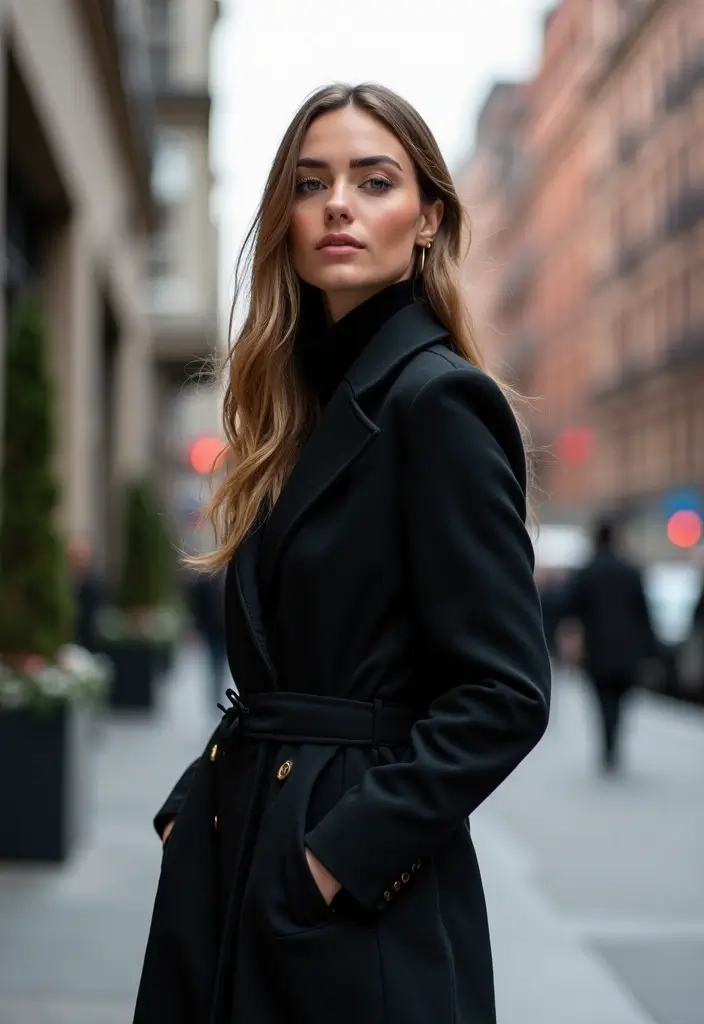 25 Outfit Invernali Chic Styling Tips To Wear With Confidence - 5. Tailored Coats