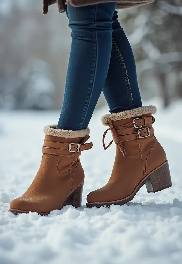 25 Outfit Invernali Chic Styling Tips To Wear With Confidence - 6. Footwear Focus