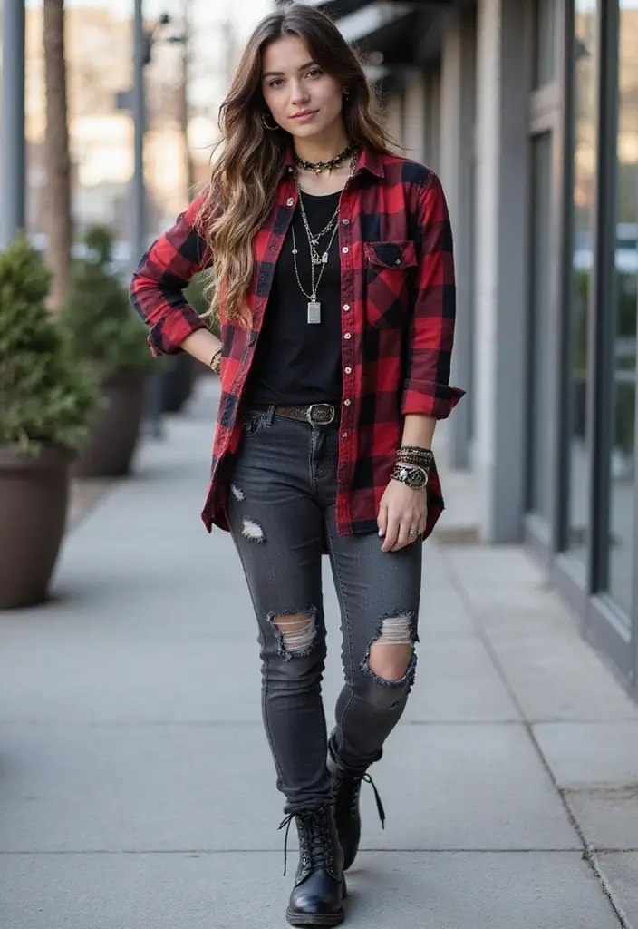 25 Stylish 90er Outfit Mottoparty For Every Occasion - 1. Grunge Glam