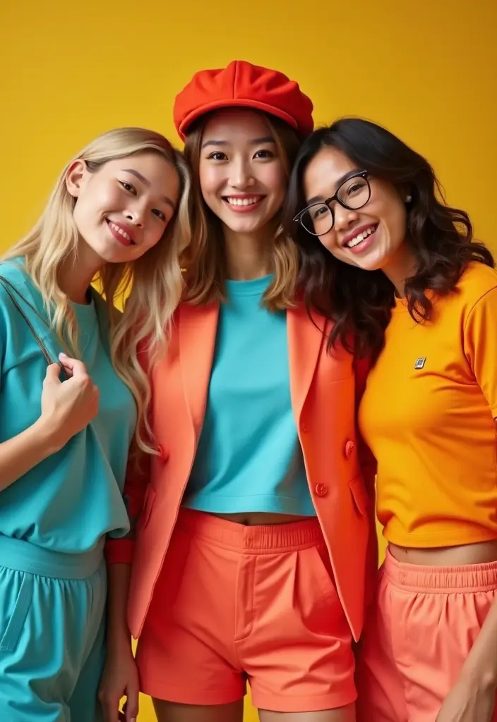 25 Stylish 90er Outfit Mottoparty For Every Occasion - 17. Matching Sets