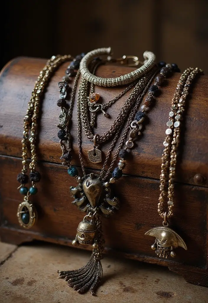 25 Stylish Pirate Aesthetic Female Outfits for Every Occasion - 10. Pirate-inspired Jewelry