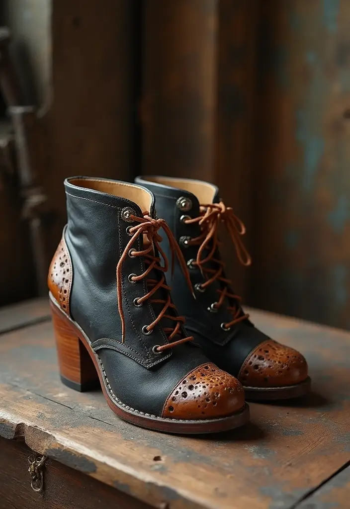 25 Stylish Pirate Aesthetic Female Outfits for Every Occasion - 8. Vintage Footwear