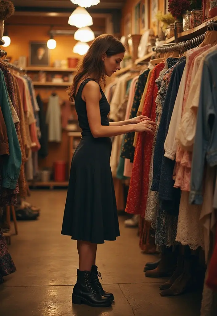 26 Estilo Natural Mujer Outfit That Flatter Every Figure - 20. Vintage Finds