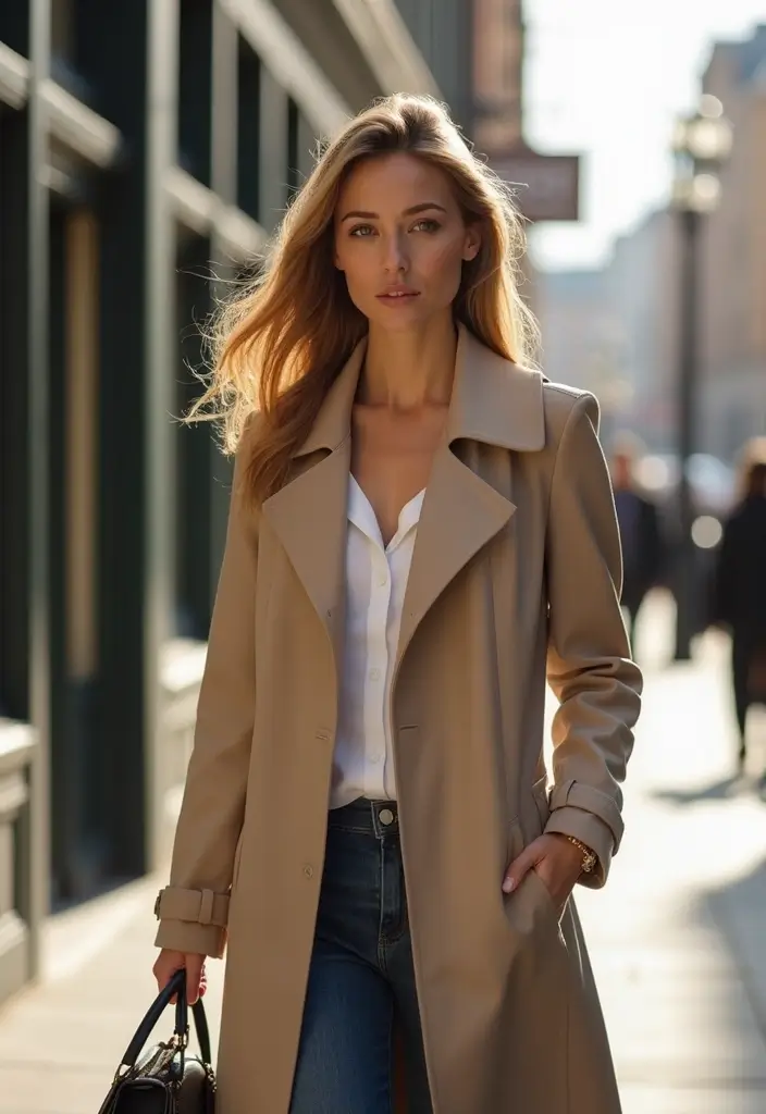 26 Estilo Natural Mujer Outfit That Flatter Every Figure - 23. Layering with Outerwear