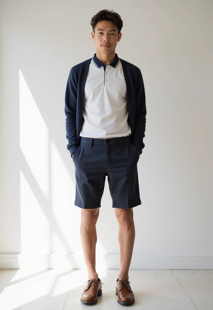 26 Fresh Soccer Jersey Outfit Ideas You Need To Try - 15. Preppy with a Cardigan