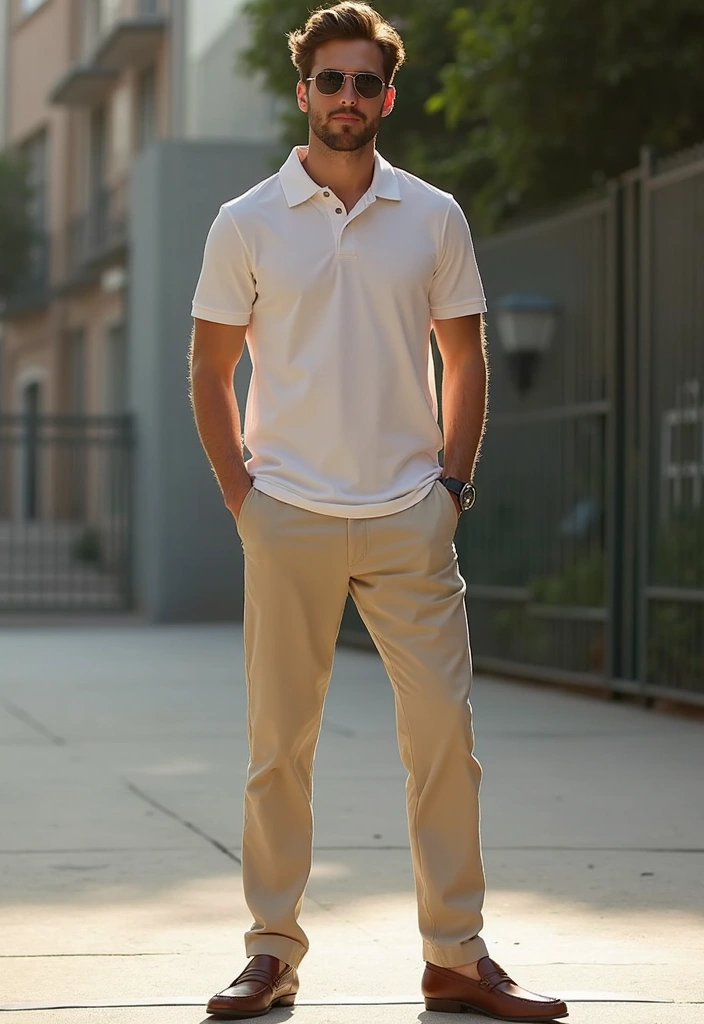 26 Fresh Soccer Jersey Outfit Ideas You Need To Try - 6. Classic with Chinos