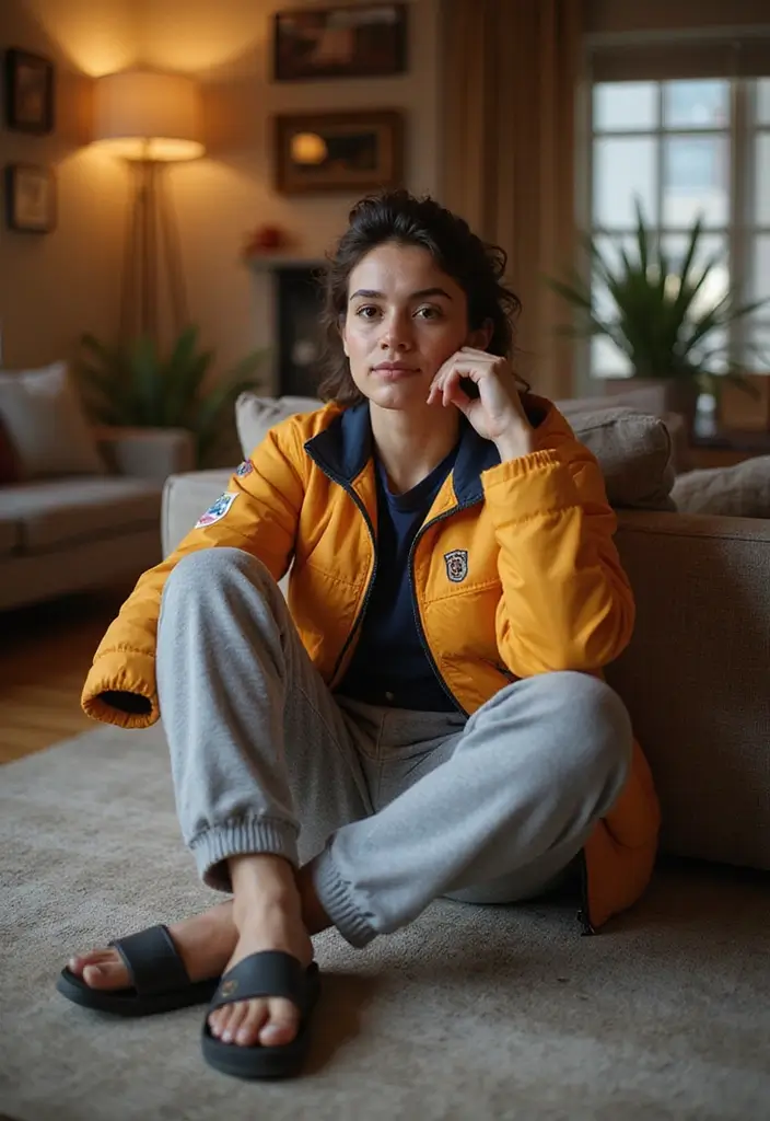 26 Fresh Soccer Jersey Outfit Ideas You Need To Try - 7. Comfy and Cozy with Sweatpants