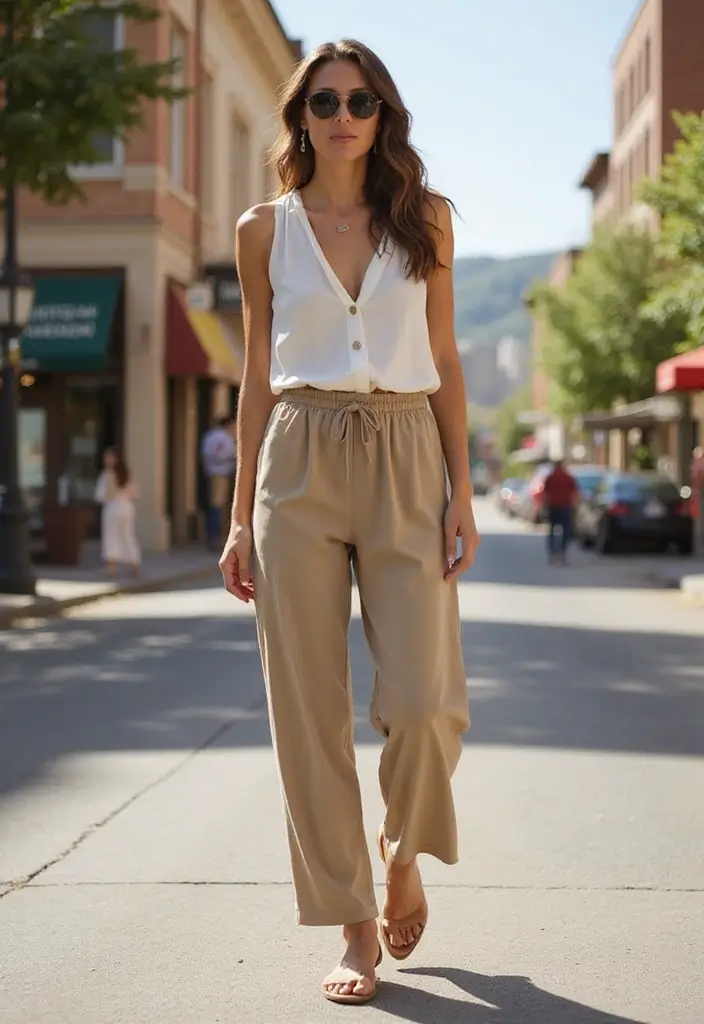 26 Jpop Idol Outfit Dress To Impress Ideas That Feel Effortless - 15. Relaxed Fit Wide-Leg Trousers