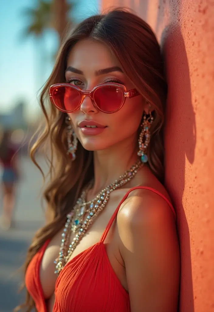 26 Vegas Strip Outfit Looks That Will Upgrade Your Wardrobe - 14. Eye-Catching Accessories