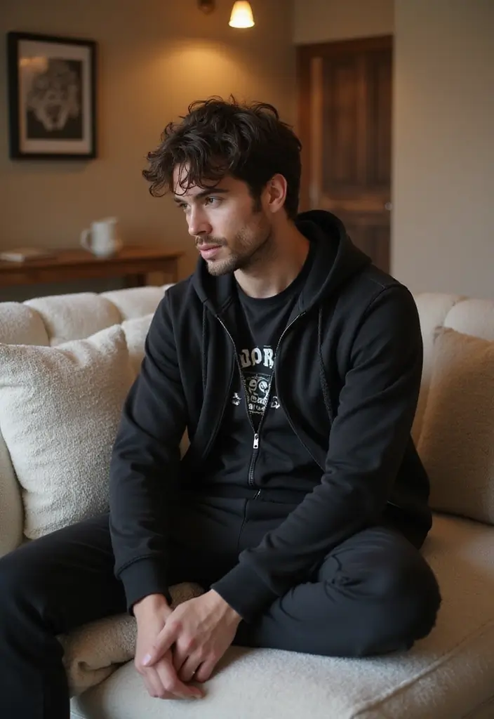 27 Chic Black Zip Up Hoodie Outfit To Copy Right Now - 5. Weekend Chill