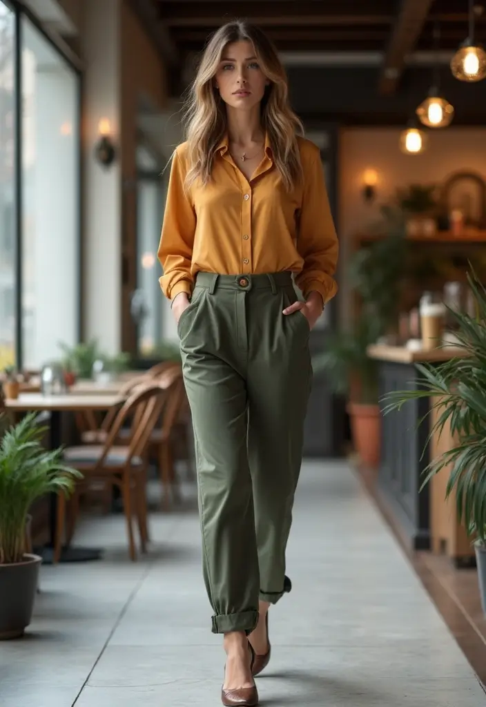 27 Hijab Outfit Summer Ideas That Feel Effortless - 17. Layered Look with a Long Shirt and Trousers