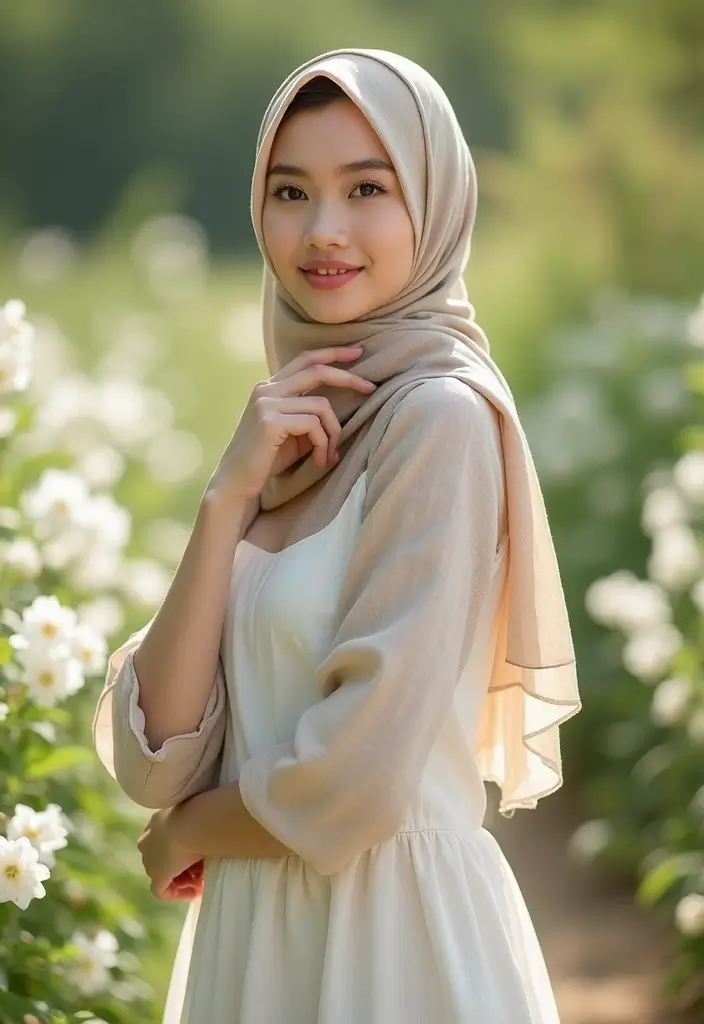 27 Hijab Outfit Summer Ideas That Feel Effortless - 9. Linen Slip Dress