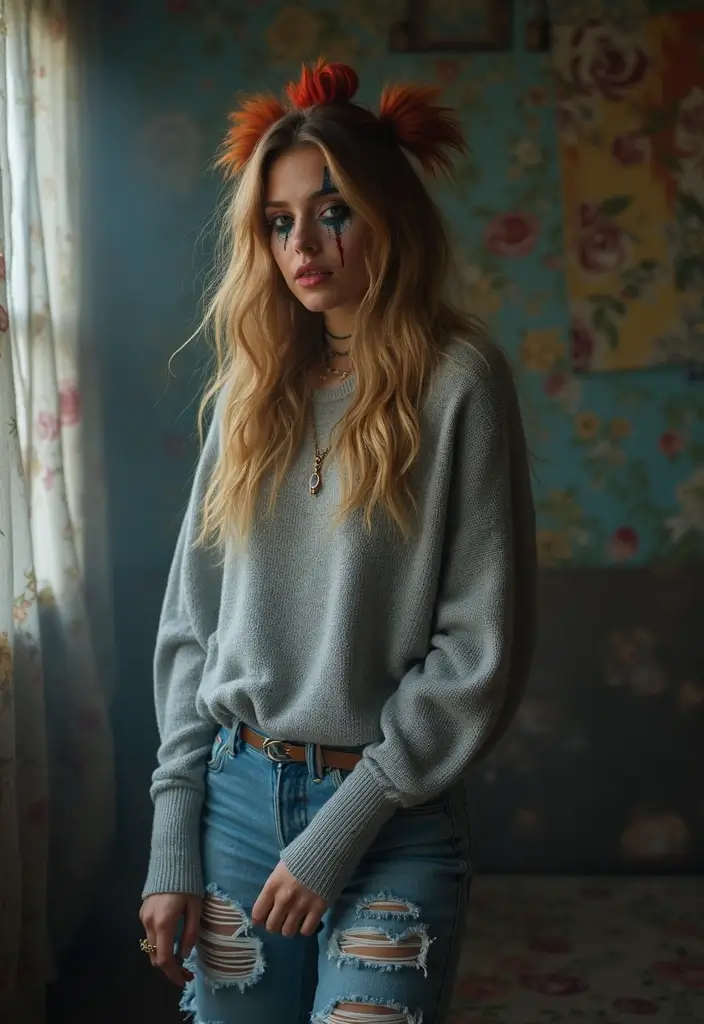 27 Monster High Outfit Inspiration Looks That Will Upgrade Your Wardrobe - 20. Pennywise's Spooky Chic