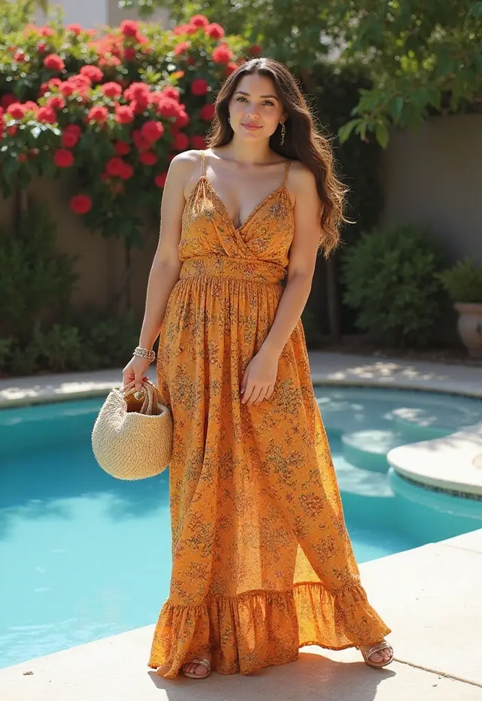 27 Pool Party Outfit Black Women Looks That Will Upgrade Your Wardrobe - 9. Beachy Bohemian Vibes