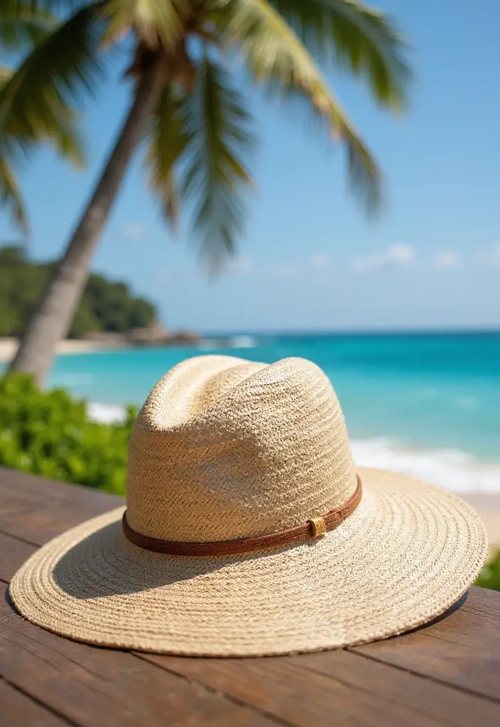 28 Bali Aesthetic Outfits That Flatter Every Figure - 10. Boho-Chic Sun Hats