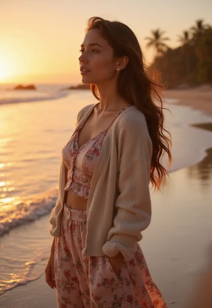 28 Bali Aesthetic Outfits That Flatter Every Figure - 7. Cropped Cardigans