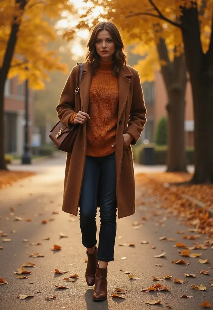 28 Chic YSL Heels Outfit To Copy Right Now - 12. Chic Layered Knits