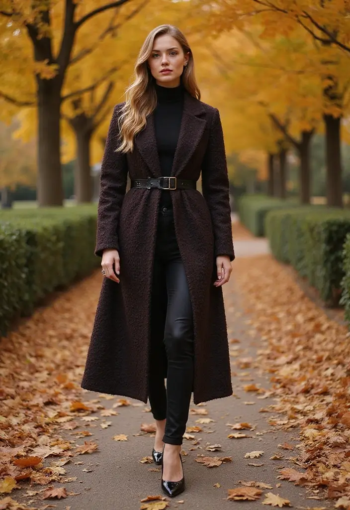 28 Chic YSL Heels Outfit To Copy Right Now - 26. Textured Layers for Depth