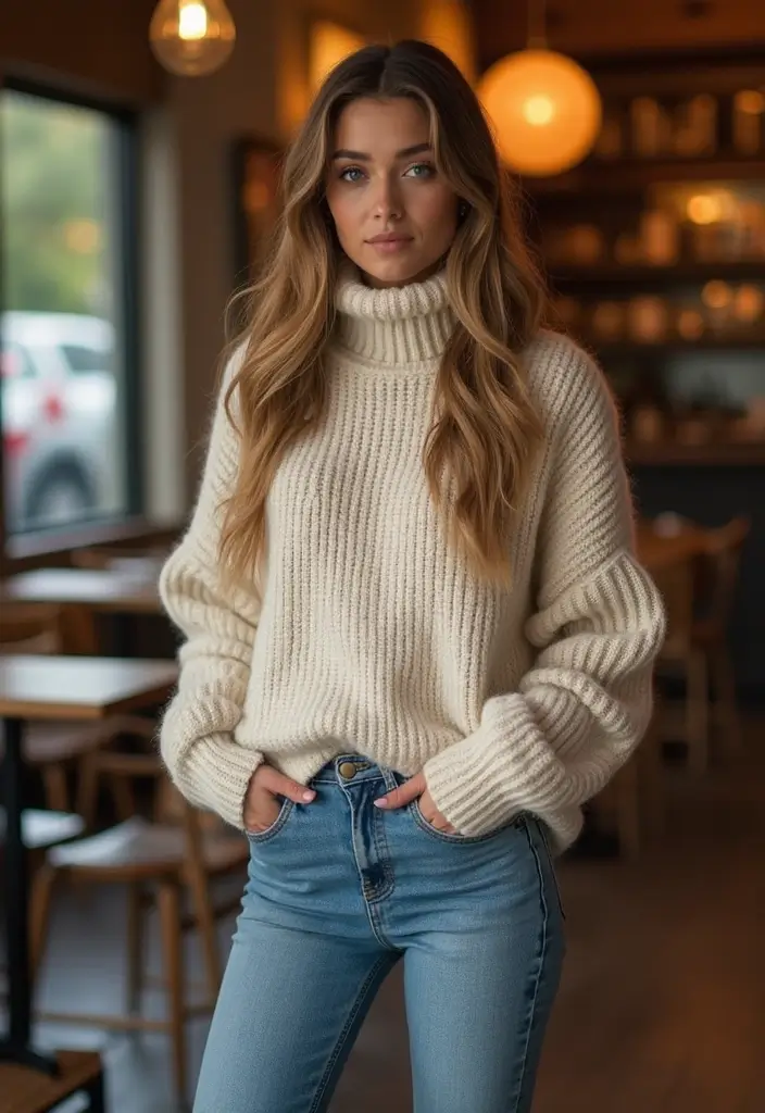 28 Chic YSL Heels Outfit To Copy Right Now - 5. Casual Chic with Oversized Sweater