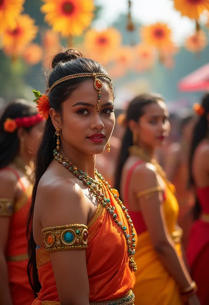 28 Fresh Sri Lanka Outfit Ideas You Need To Try - 12. Festival Ready Outfits