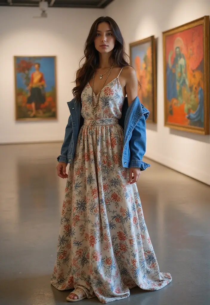 28 Museum Date Outfit Ideas That Feel Effortless - 2. Flowy Maxi Dress