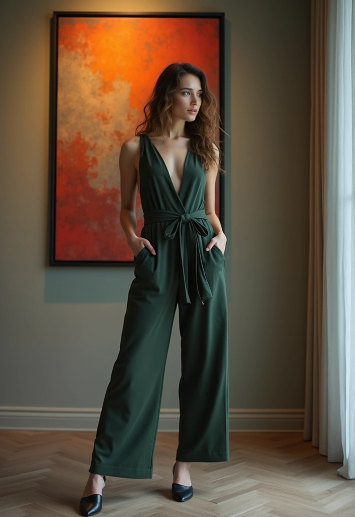 28 Museum Date Outfit Ideas That Feel Effortless - 3. Stylish Jumpsuit