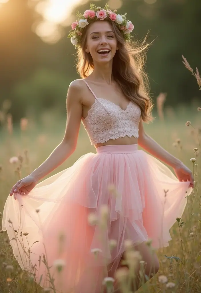 28 Stylish Outfit Casamiento Invitada Noche For Every Occasion - 16. Layered Tulle Skirt