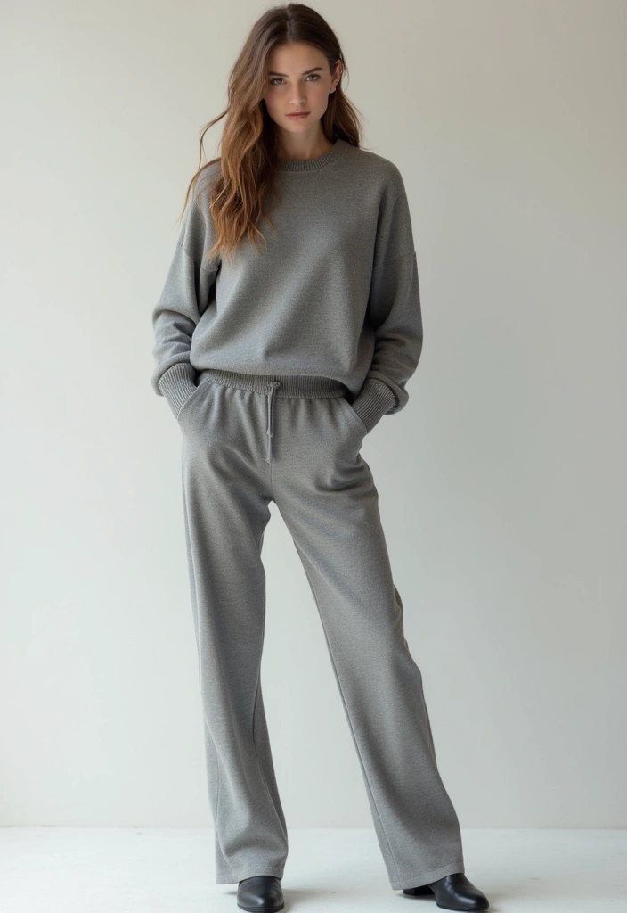 28 Stylish Pans Grises Outfit For Every Occasion - 14. Classic Monochrome