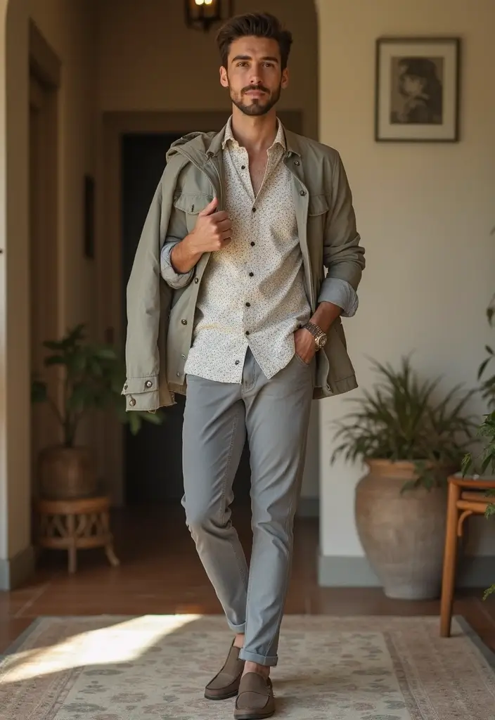 28 Stylish Pans Grises Outfit For Every Occasion - 7. Family Gathering