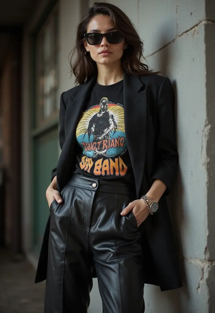 28 Taylor Swift Outfit Ideas That Feel Effortless - 2. Vintage Band Tees with a Modern Edge