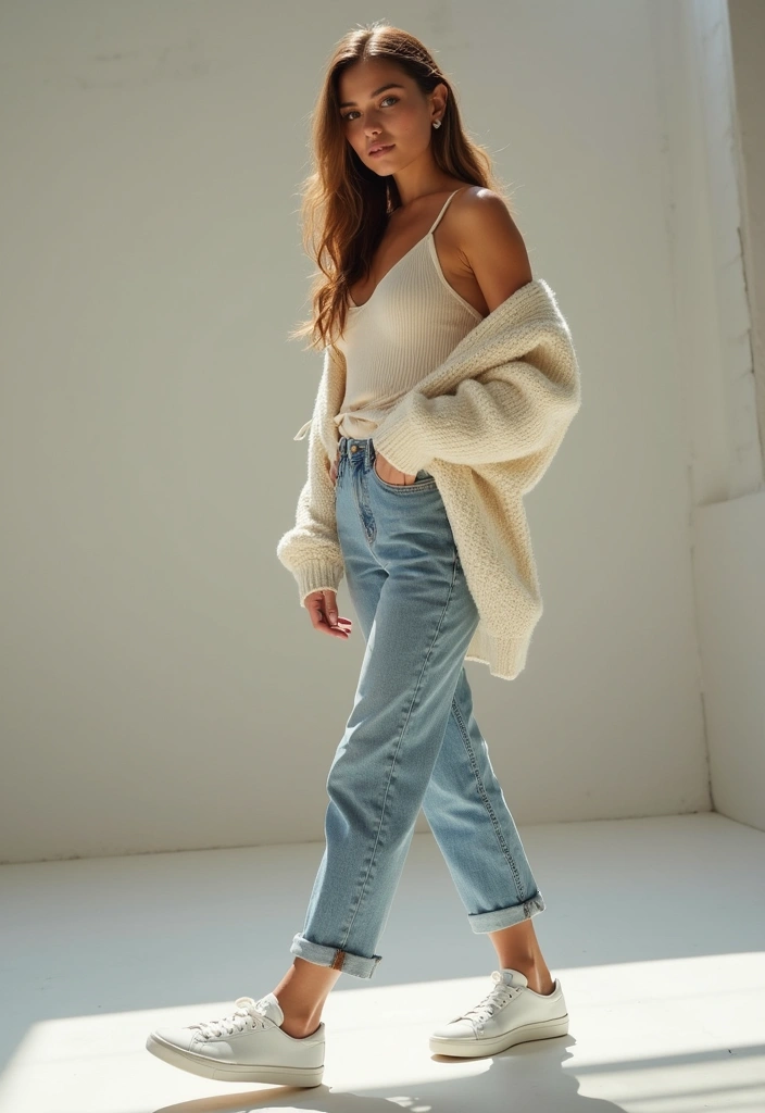 28 Taylor Swift Outfit Ideas That Feel Effortless - 8. Essential White Sneakers in Every Look