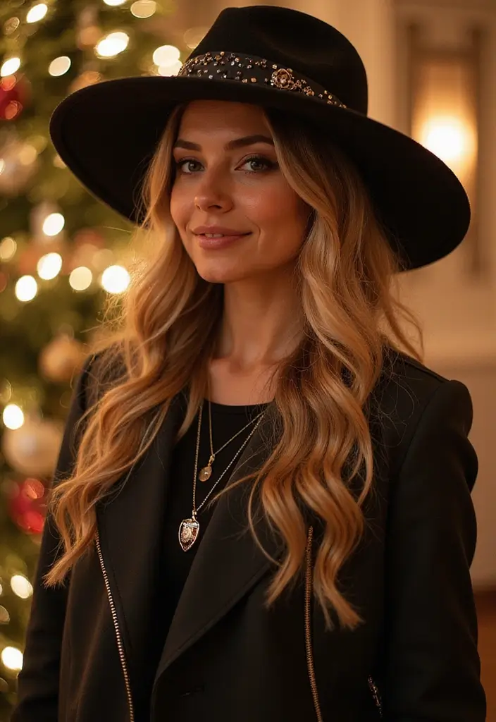 29 Chic Winter Party Outfit Ideas to Copy Right Now - 18. Fun with Accessories