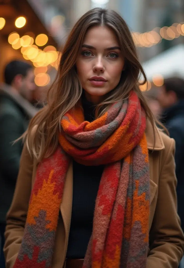 29 Chic Winter Party Outfit Ideas to Copy Right Now - 23. The Versatility of a Scarf