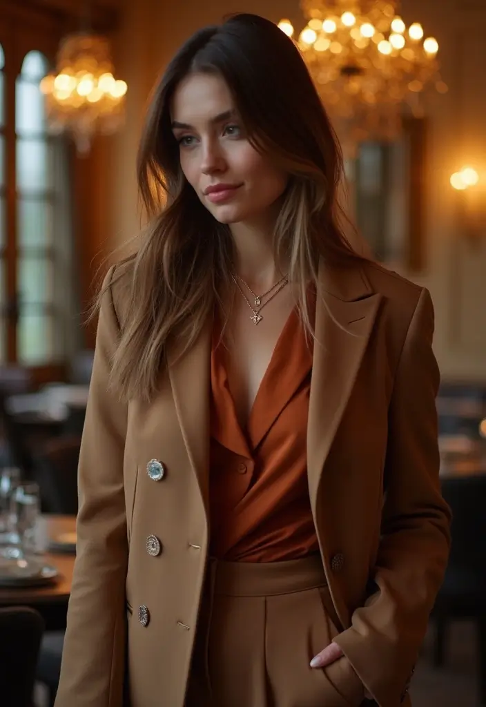 29 Chic Winter Party Outfit Ideas to Copy Right Now - 9. Stylish Blazer Overlaid Look