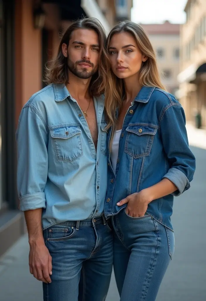 29 Must-Try Blue Jeans Outfit Combos This Season - 13. Denim on Denim