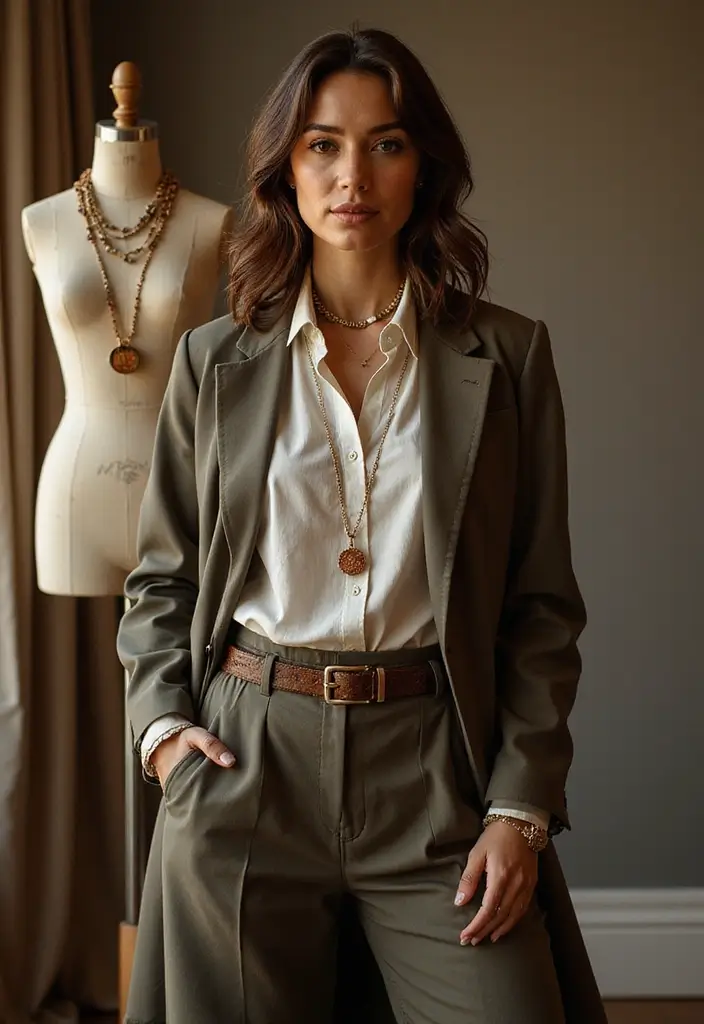 30 Fresh Fancy Dinner Outfit Classy Ideas You Need To Try - 15. Layering for Style