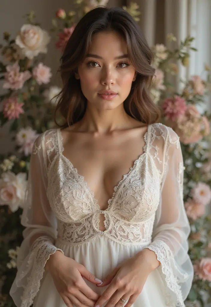 30 Fresh Fancy Dinner Outfit Classy Ideas You Need To Try - 18. Romantic Lace Accents